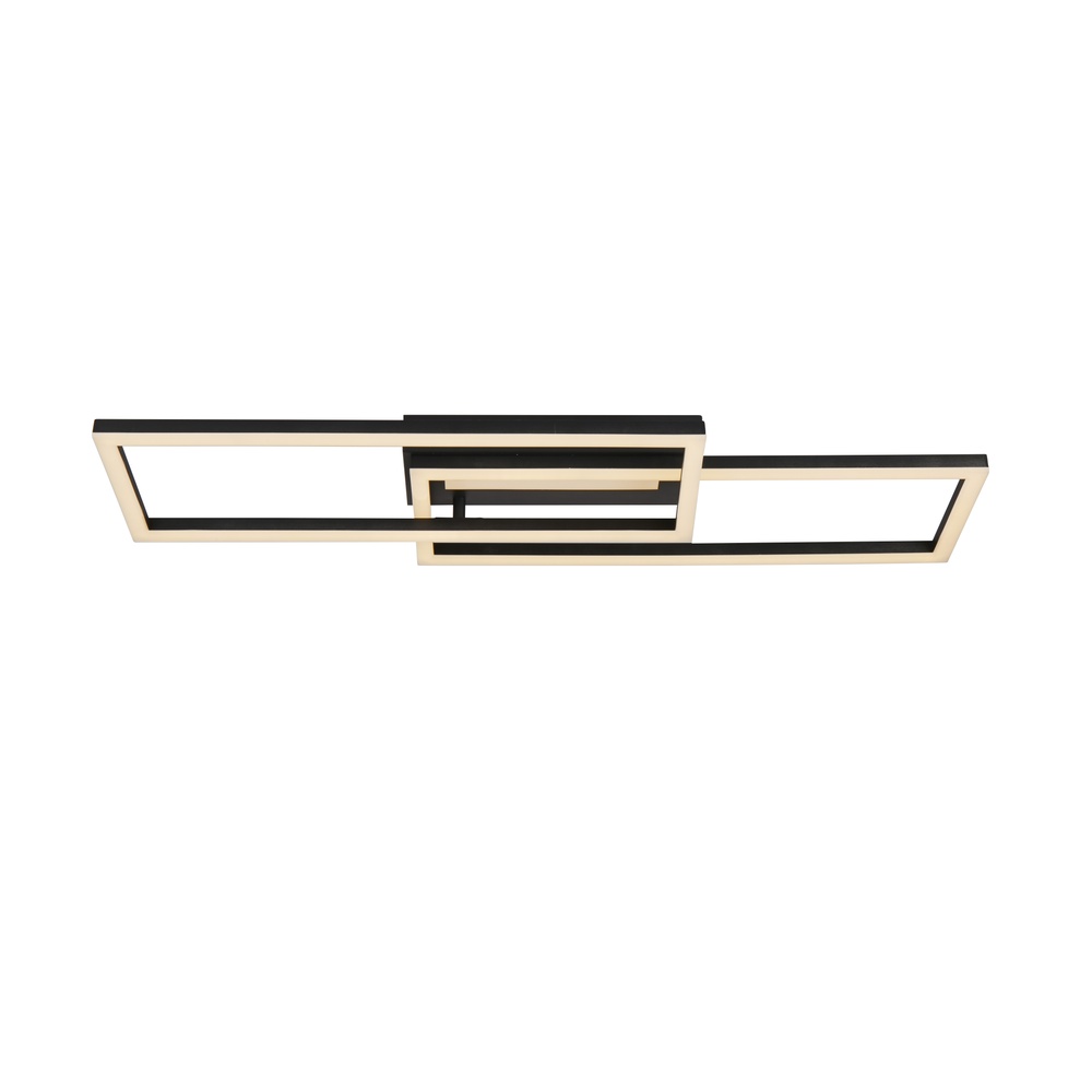 Searchlight PlafondlampOvaloid zwart - 55624BK