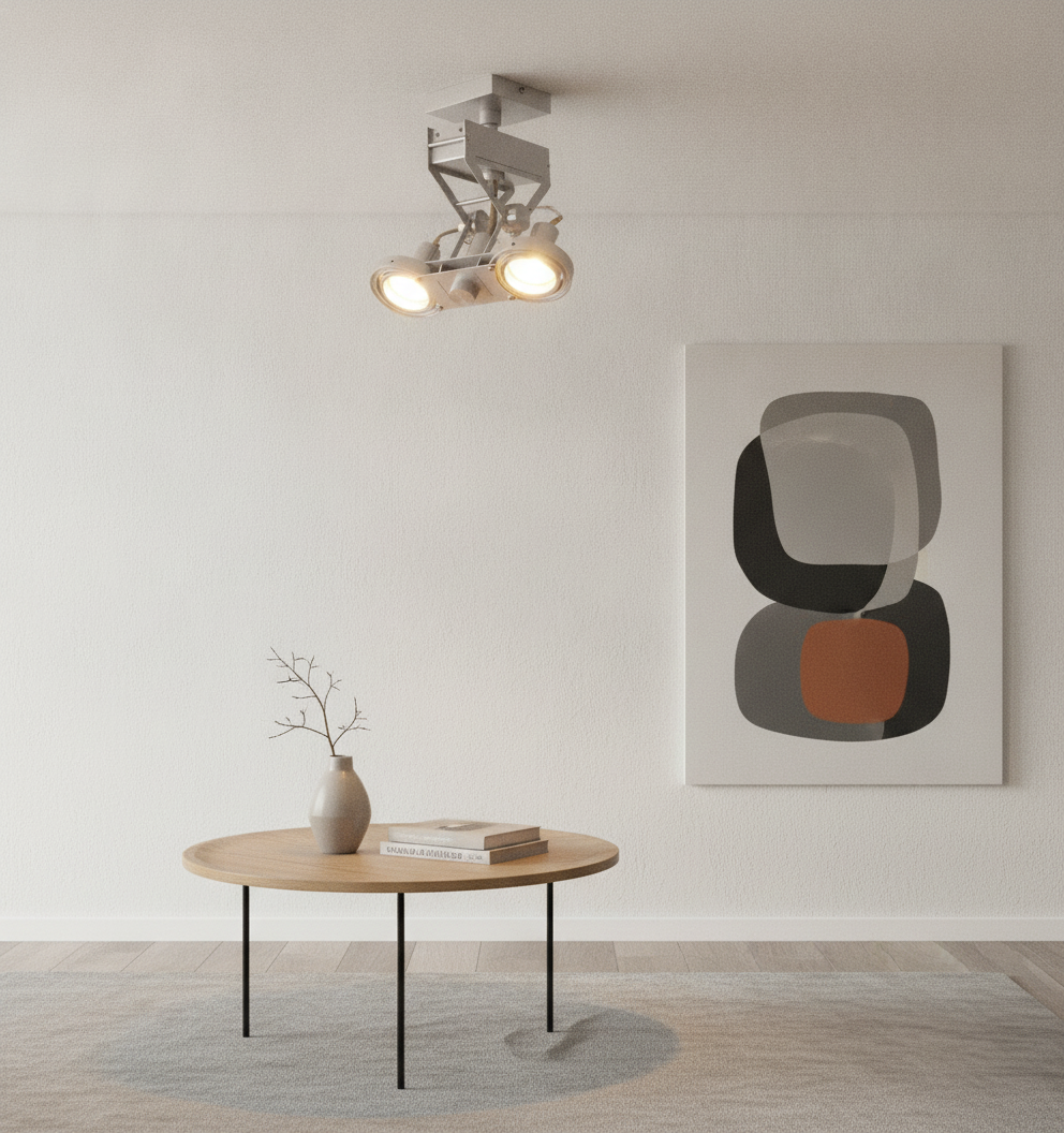 Artdelight Dubbele plafondspotKoln2 - PL KOLN2 ALU LED