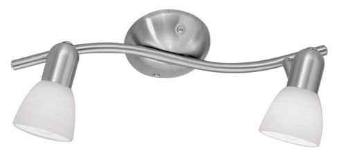 Eglo PlafondspotDakar 1 2-lichts nikkel mat - 88473