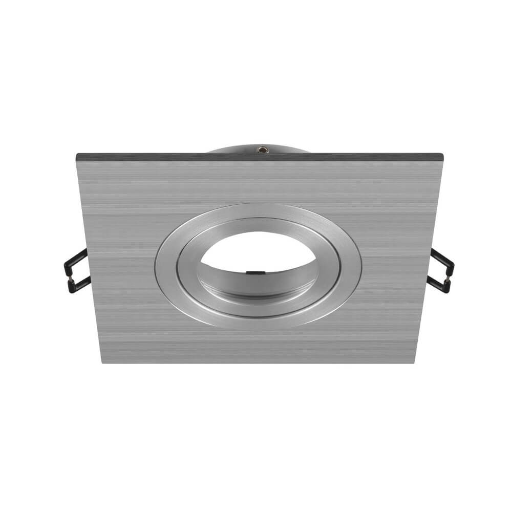 SLV InbouwringNew Tria 75 XL vierkant aluminium - zonder fitting - 1007636