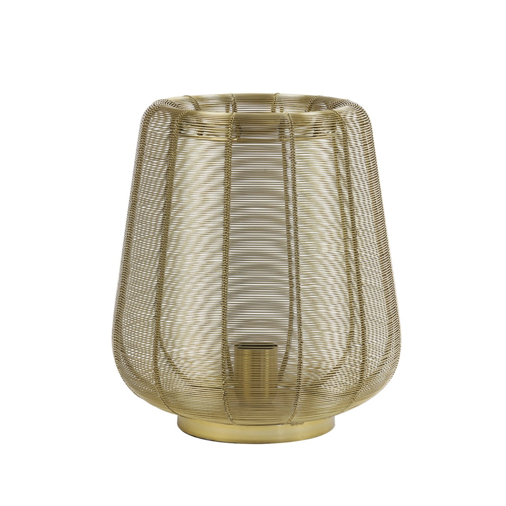 Light & Living Gouden tafellamp Adeta Ø 29cm - 1861485