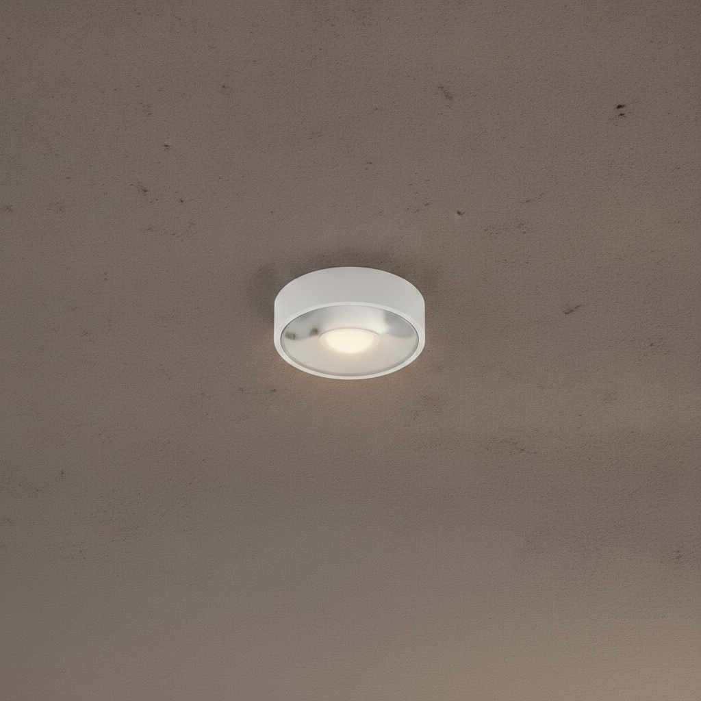 Lyora Strakke plafondlampGrix wit - 9923451