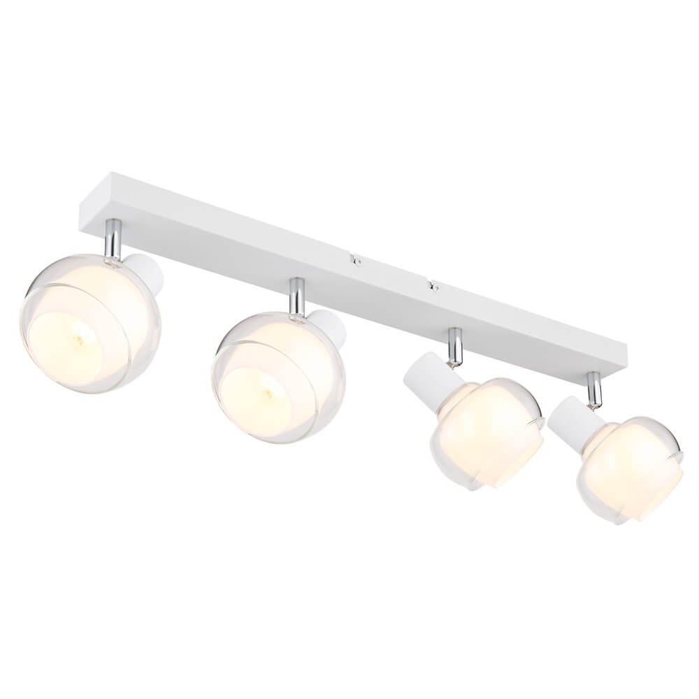 Globo Witte plafondlamp Tokki 4-lichts - 54309-4W