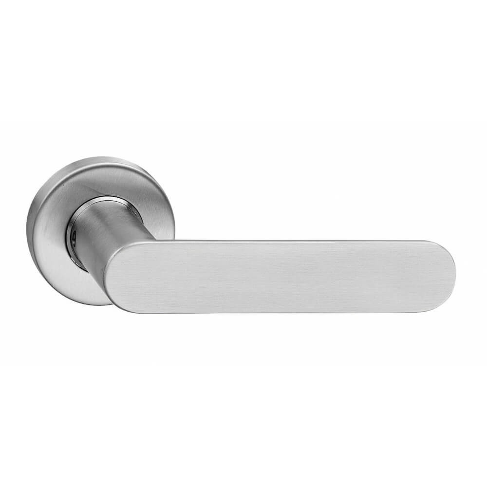 Intersteel Design deurklinkMassief geveerd RVS - 0035.064302