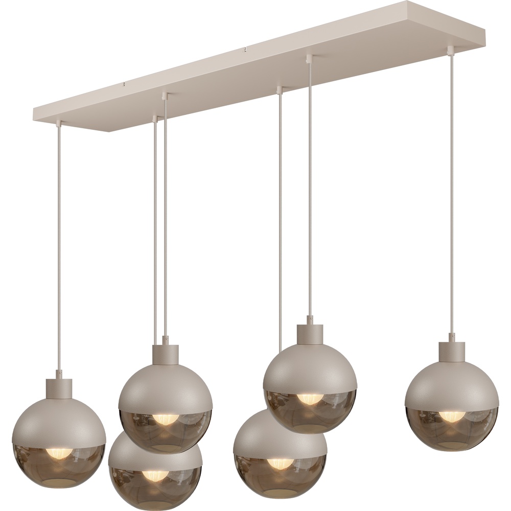 Masterlight 6-lichts hanglampOpera beige terra - 2931-36-36-130-25602