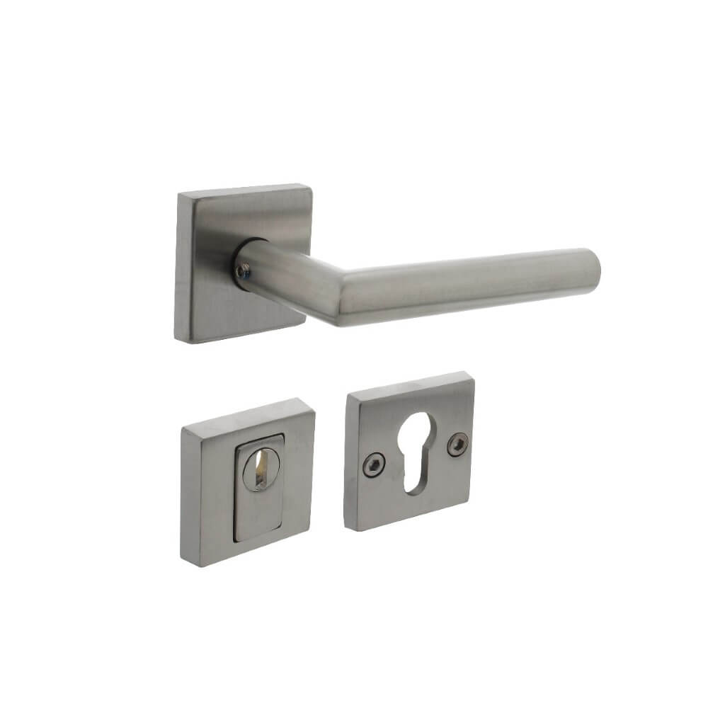 Intersteel Achterdeurbeslagset vierkantBackura kerntrekbeveiliging RVS - 0035.405725