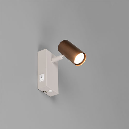 Trio Opbouwspot richtbaar Taryn mokka bruin - R86851765