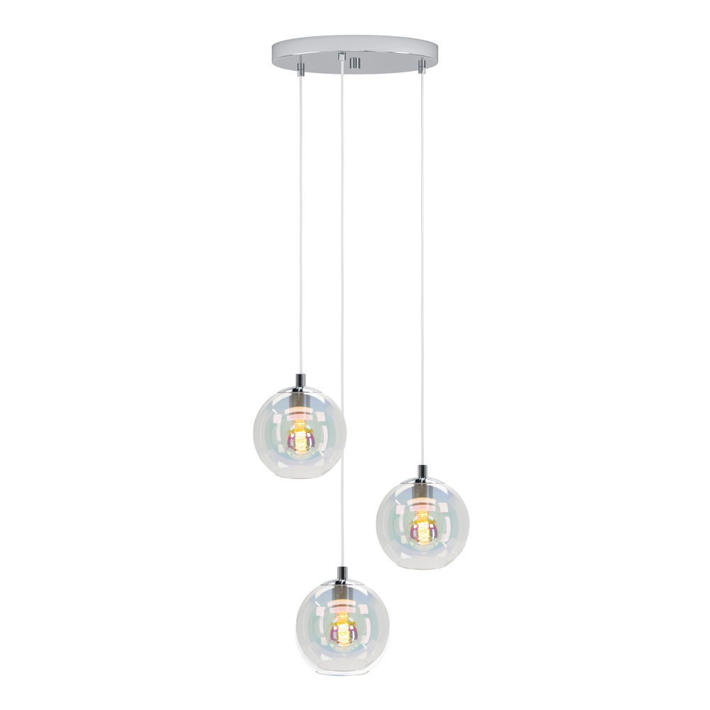 Eglo Hanglamp Ariscani 2 3-lichts chroom rond - 901921