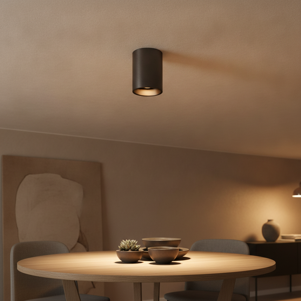 Artdelight PlafondspotMoreno licht brons - PL MORENO LB