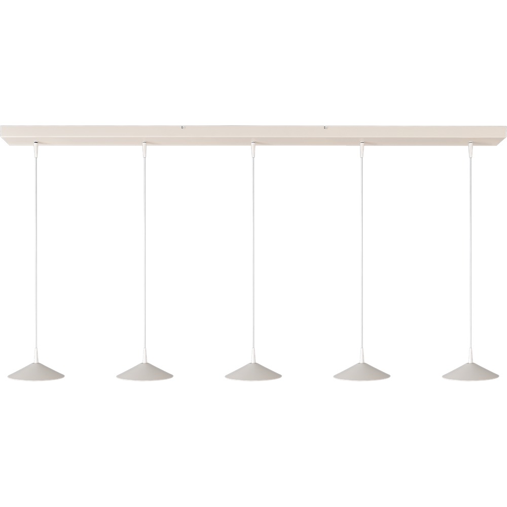 Masterlight 5-lichts hanglamp Ceppo wit Ø 18cm - 2151-1013-1013160518
