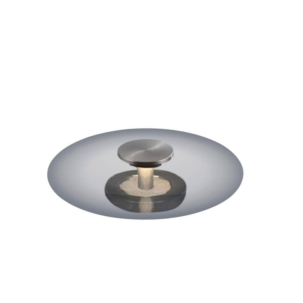 Paul Neuhaus Design tafellamp Pure Vitrum grijs - 4080-15