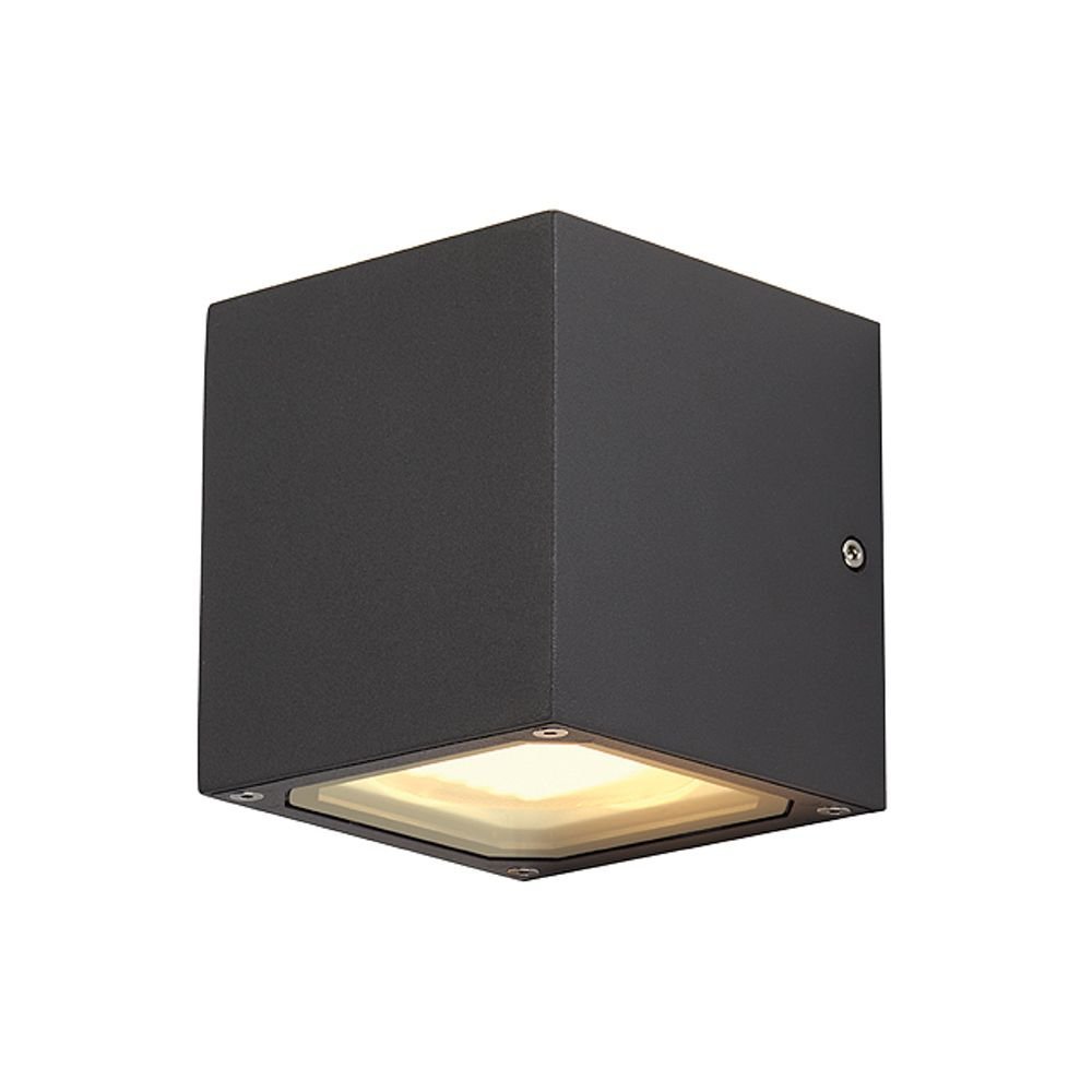 SLV Muurlamp Sitra Cube Up - Down GX53 antraciet - 232535