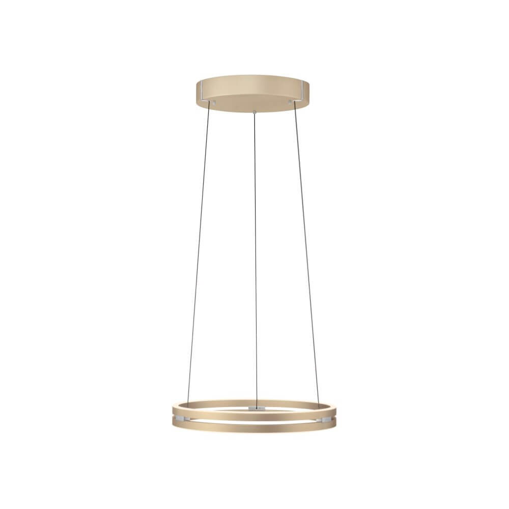 Paul Neuhaus Strakke hanglamp Pure E-Loop messing - 2550-60