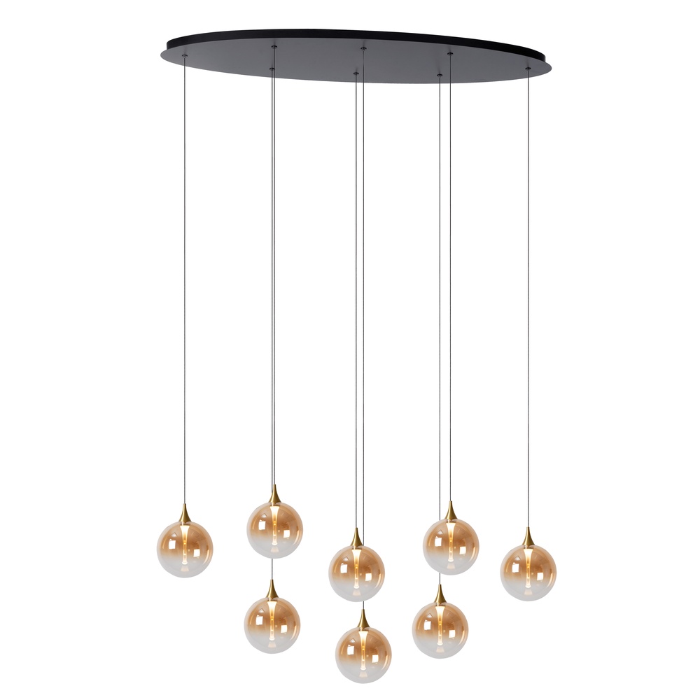 Premium by Lucide Design led hanglampGisela fading - 8x Ø 16cm - 13494/29/62