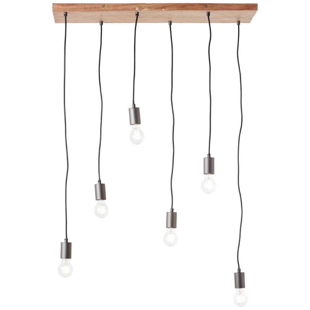 Brilliant 6-lichts hanglampRustik - 99542/76