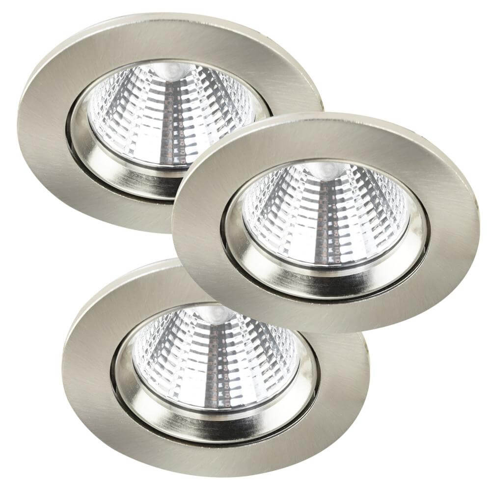 Nordlux Set van 3 spotsFremont nikkel - 47580132