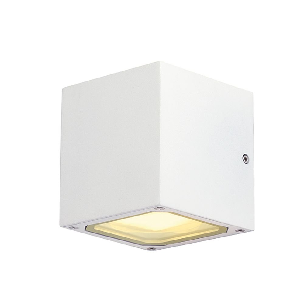 SLV Muurlamp Sitra Cube Up - Down GX53 wit - 232531