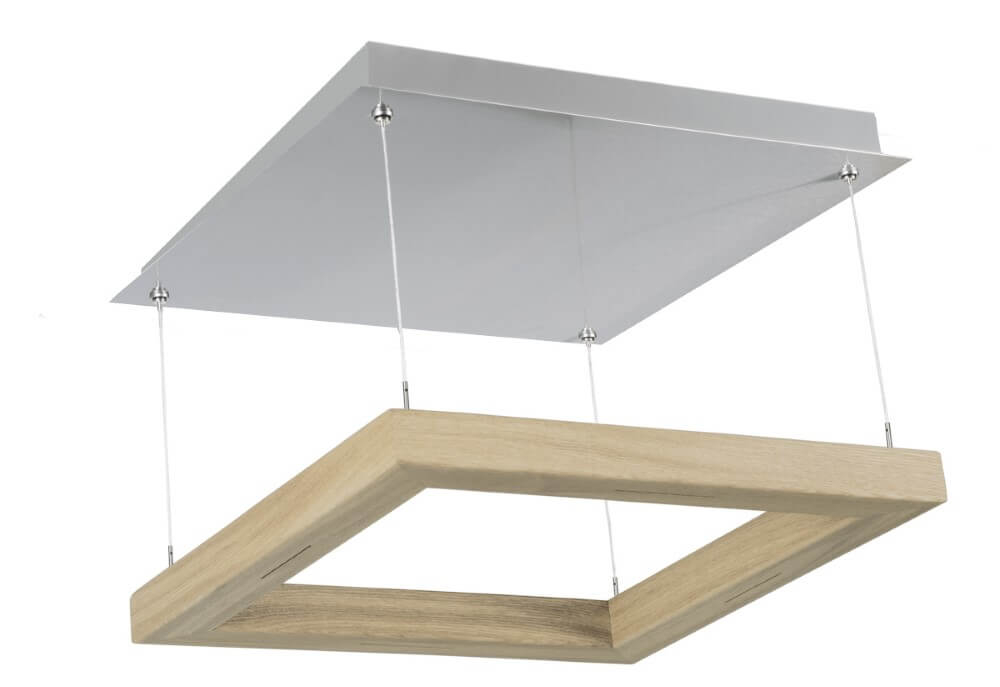 HerzBlut Led plafondlampLeonora van hout - oak nature - 10433 afbeelding