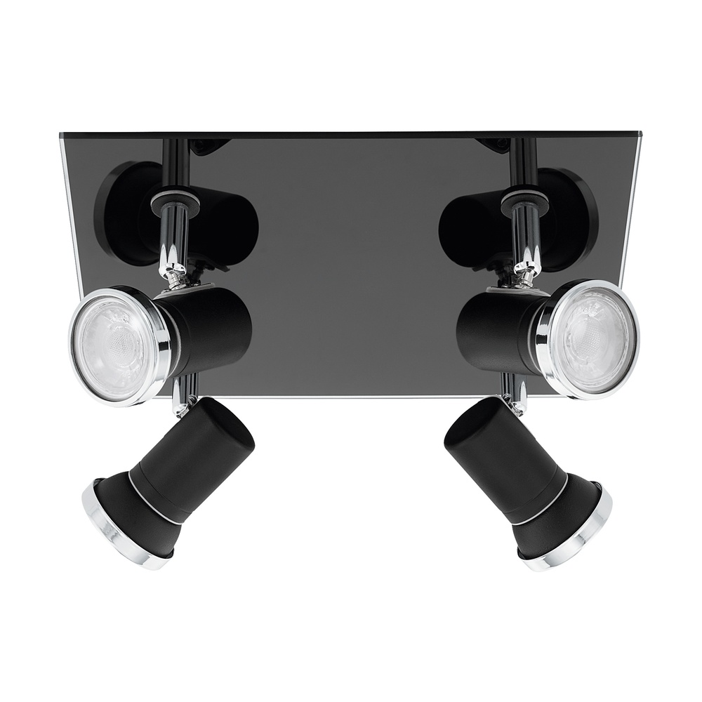 Eglo PlafondlampTamara 1 zwart 4-lichts - 780428