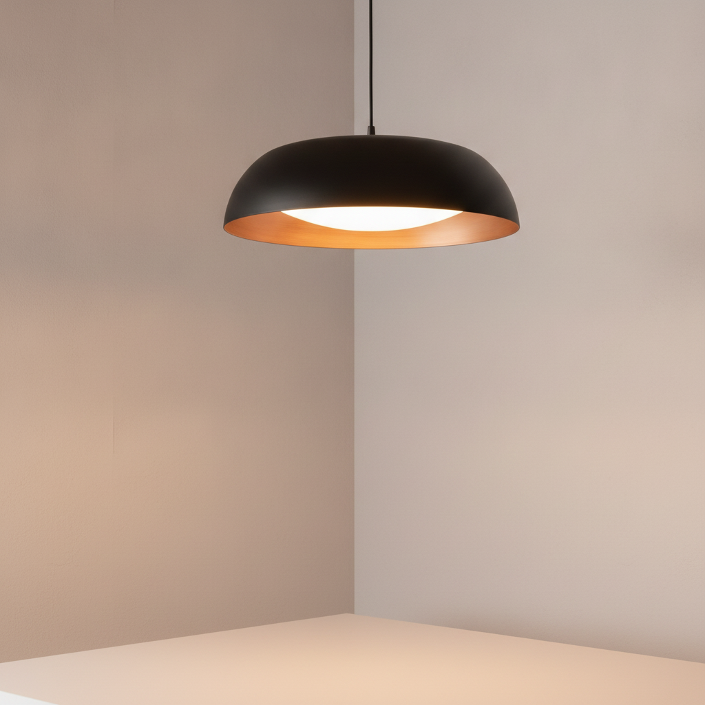 Lyora Design hanglampLandon zwart met koper - 110403