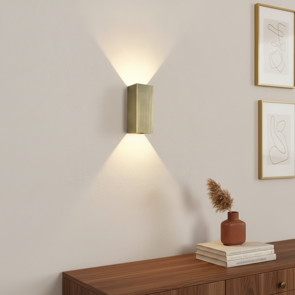 Artdelight Wandlamp Dante XL antiek brons - WL DANTE2 XL AB
