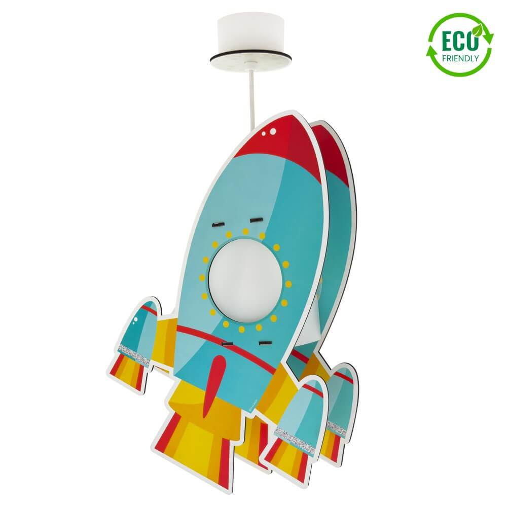 Dalber Kinderkamer hanglamp Rocket messing - 63357
