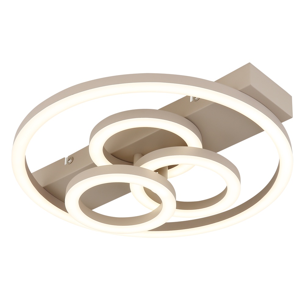 Globo Unieke plafondlamp Darryl zand bruin - 48040-40SA