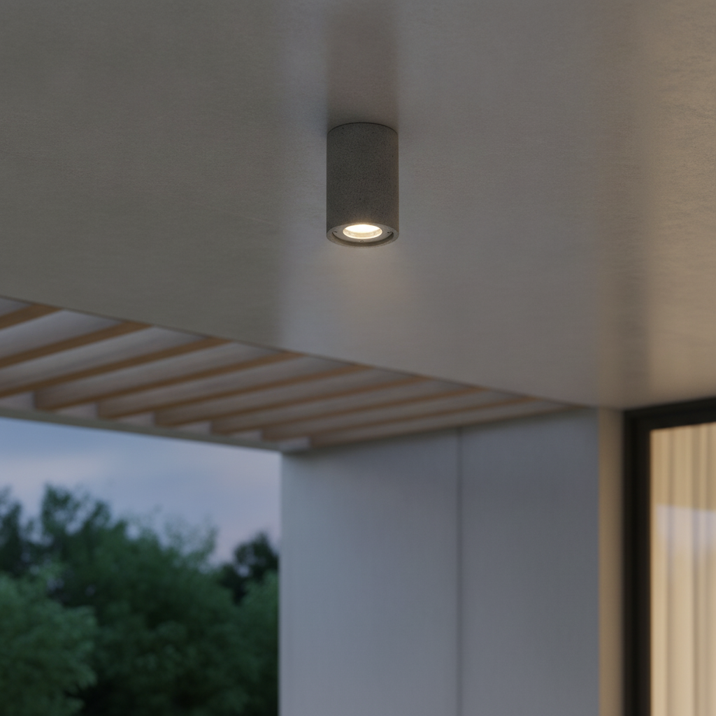 Lyora PlafondspotPar zwart beton - 9186181