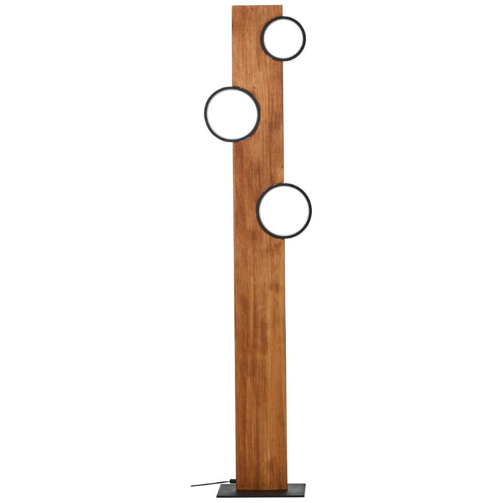 Brilliant VloerlampCheesy hout - G99935/76