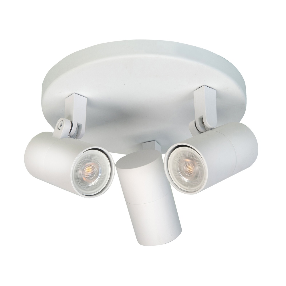 Highlight Witte opbouwspot Piccolo 3-lichts rond - S7442.00