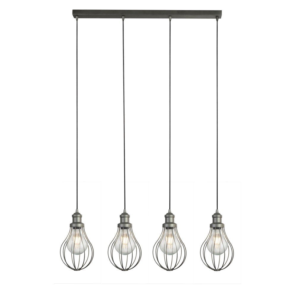 Searchlight HanglampBalloon Cage 4-lichts - 1384-4PW afbeelding