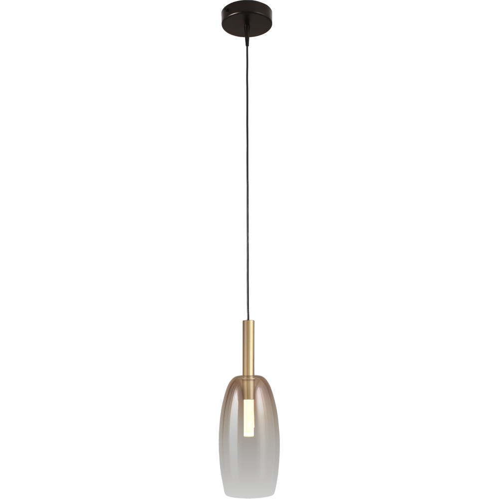 Masterlight Hanglamp Ø 11,5cm Lido Olive goud met gold-fading glas - 2860-02-02-4