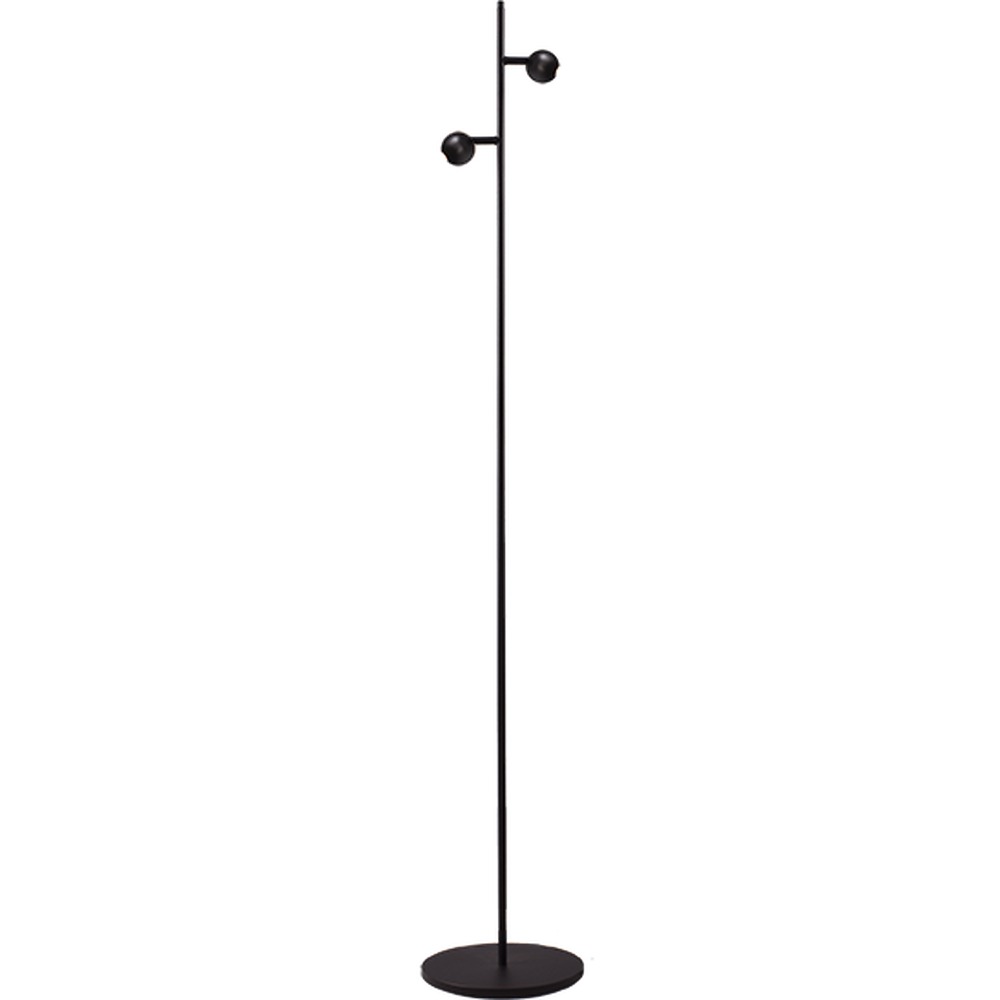 Masterlight 2-lichts vloerlamp Talana zwart - 1410-05-05-2