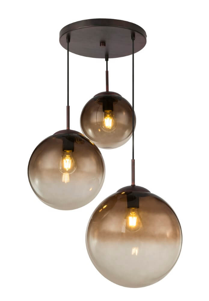 Globo Glazen vide hanglamp Varus Ø 51cm - 15865-3