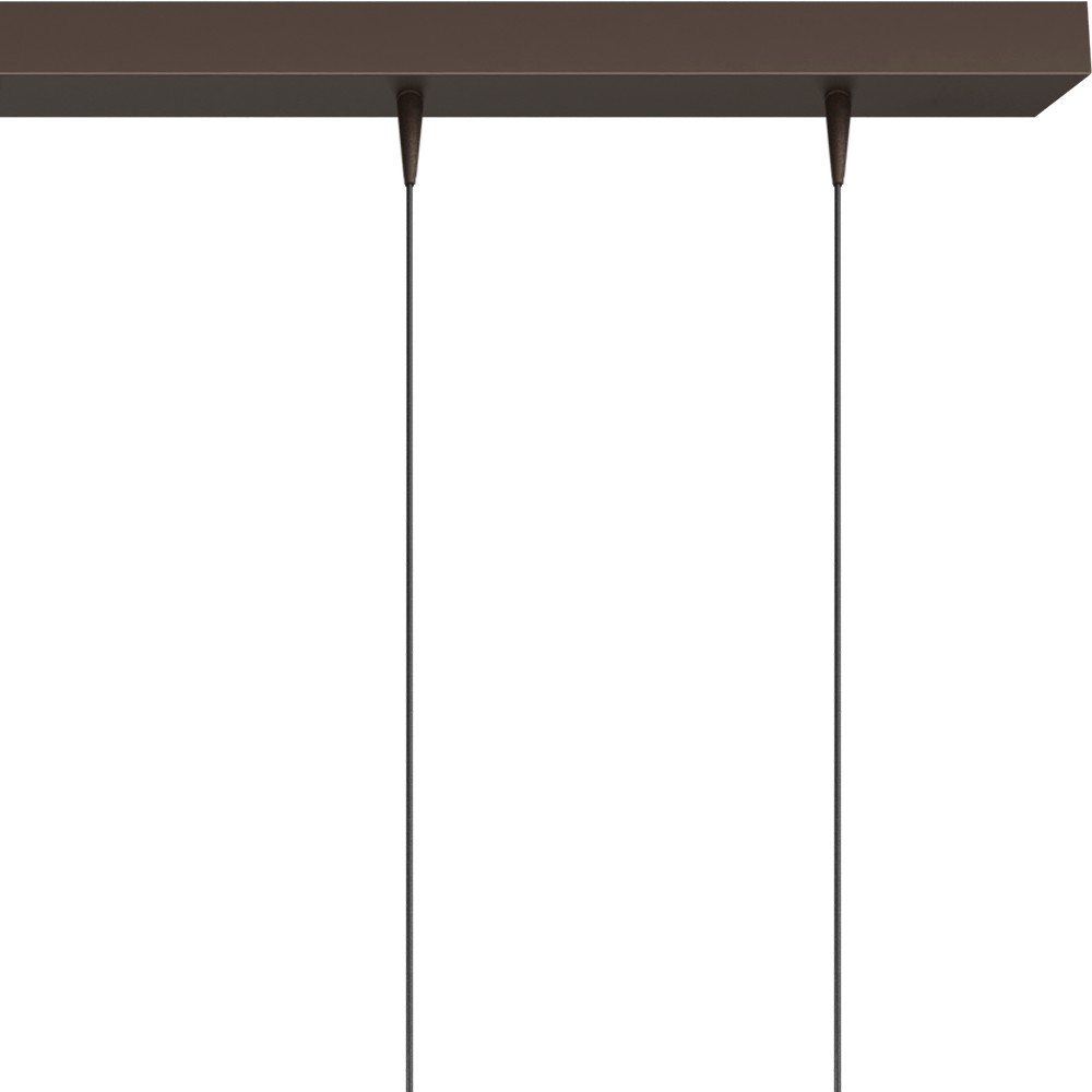 8-lichts hanglamp Talana 160cm cacao bruin Ø 6cm DTW Masterlight 8718121399010
