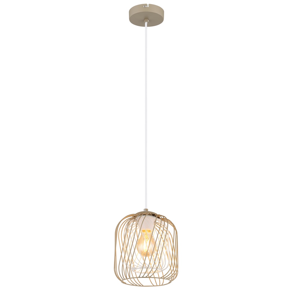 Globo HanglampDichti zand bruin - 15965H