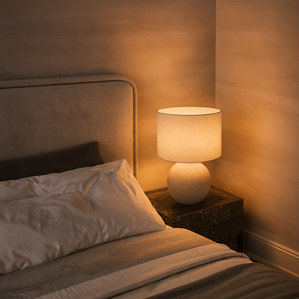Lyora TafellampNagomi beige met crème kap - 9001068