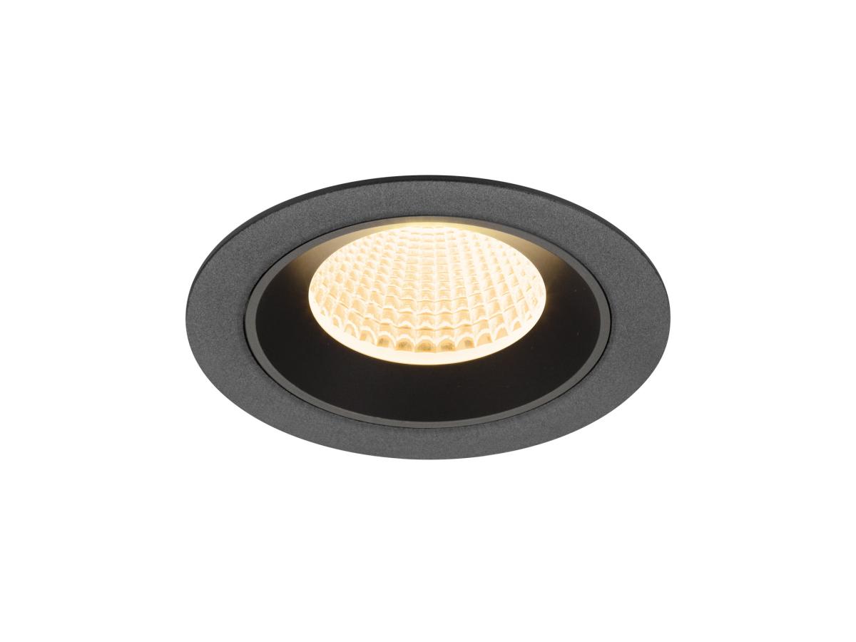 SLV InbouwspotNuminos M zwart 2700K - 40gr - 1009598