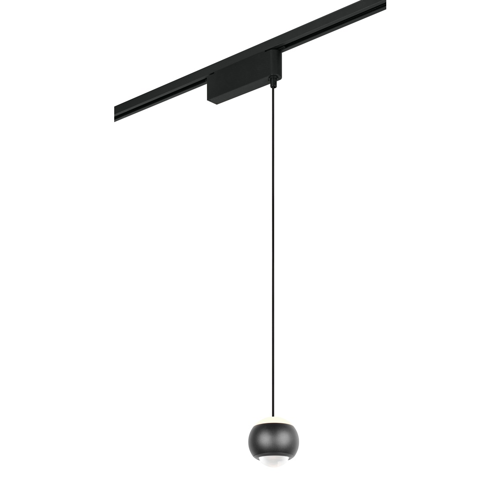 Trio Hanglamp voor rail Hamlet zwart 2-fase - 73440132