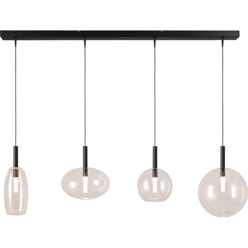 Masterlight 4L hanglamp Lido Ball met helder glas - 2861-05-00-130-41234