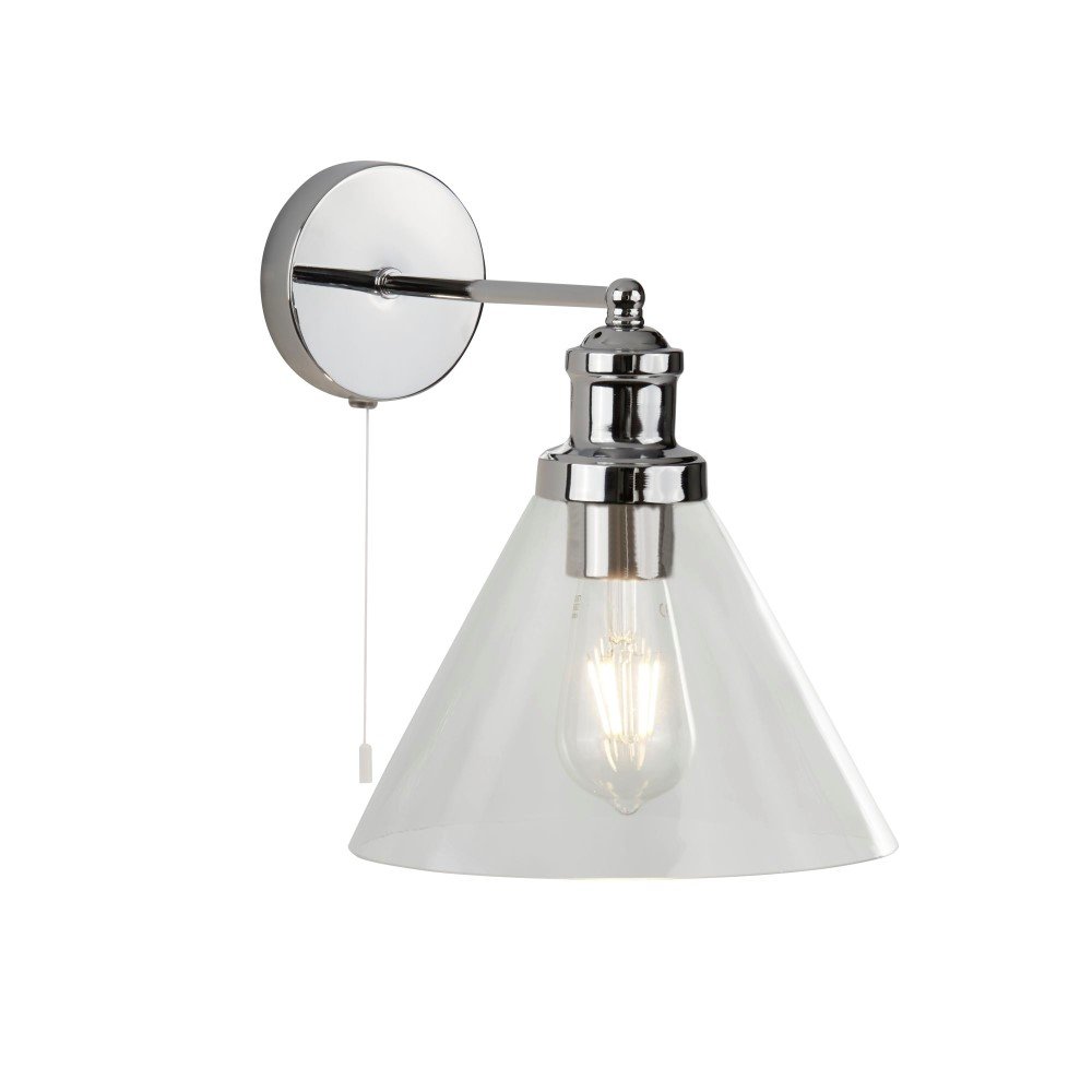 Searchlight WandlampPyramid chroom - 1277CC