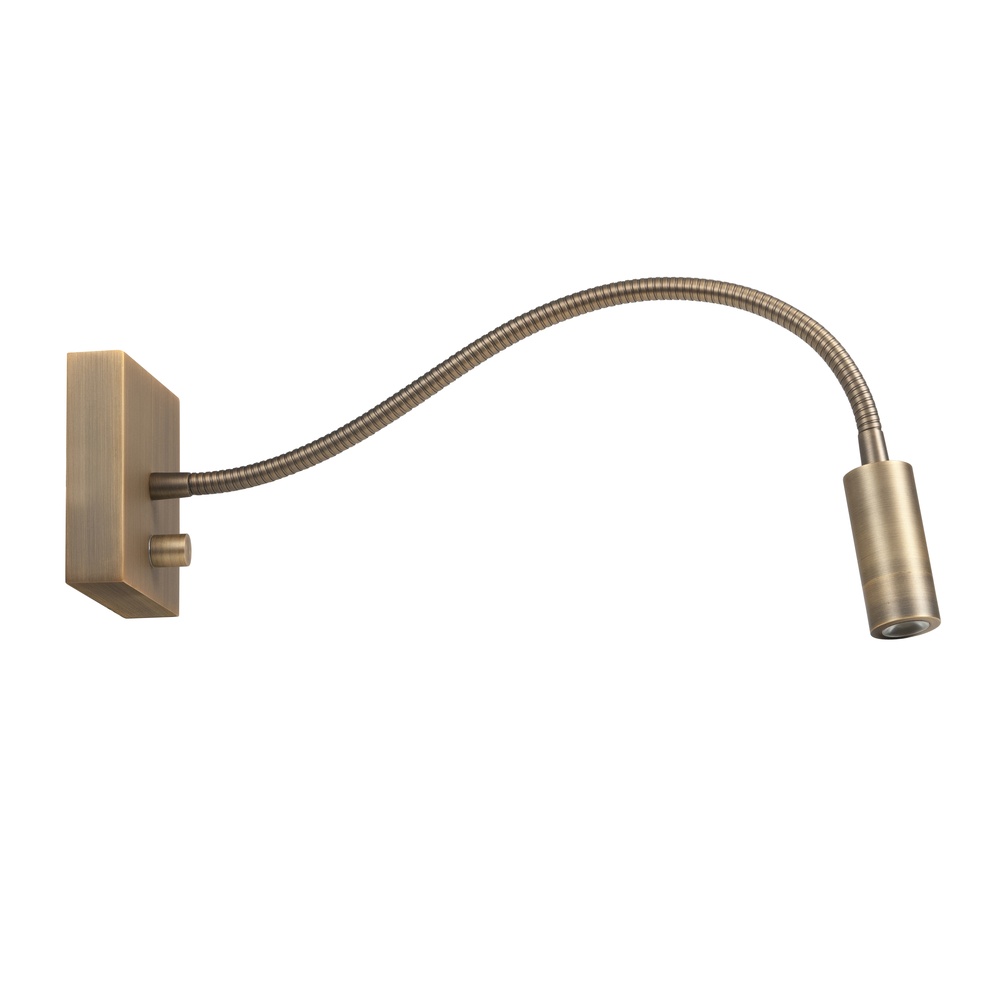 Highlight Flexibele wandlamp Blitz koper brons - W3519.32