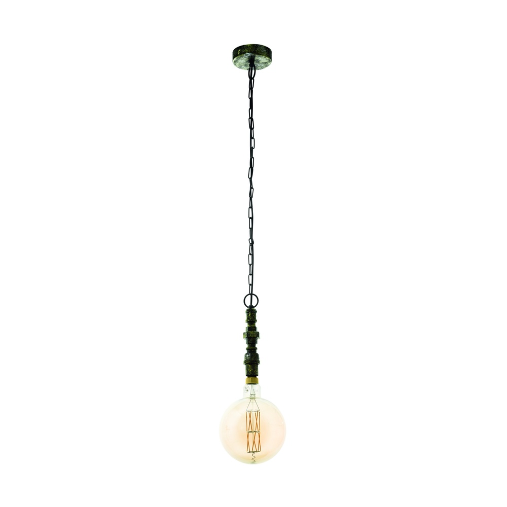 Eglo Gotische hanglampNasiti zwart en goud - 79409