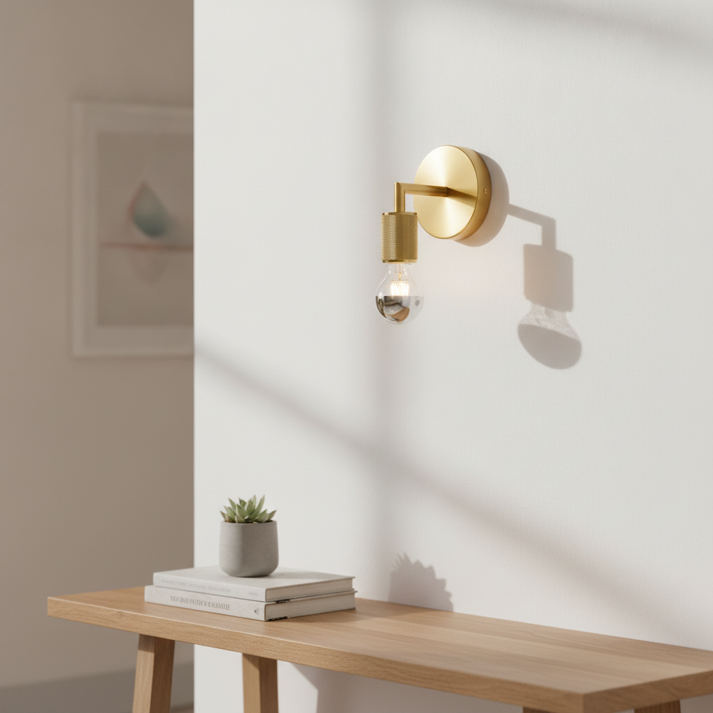Lyora Minimalistische wandlampRoyal goud - 110531