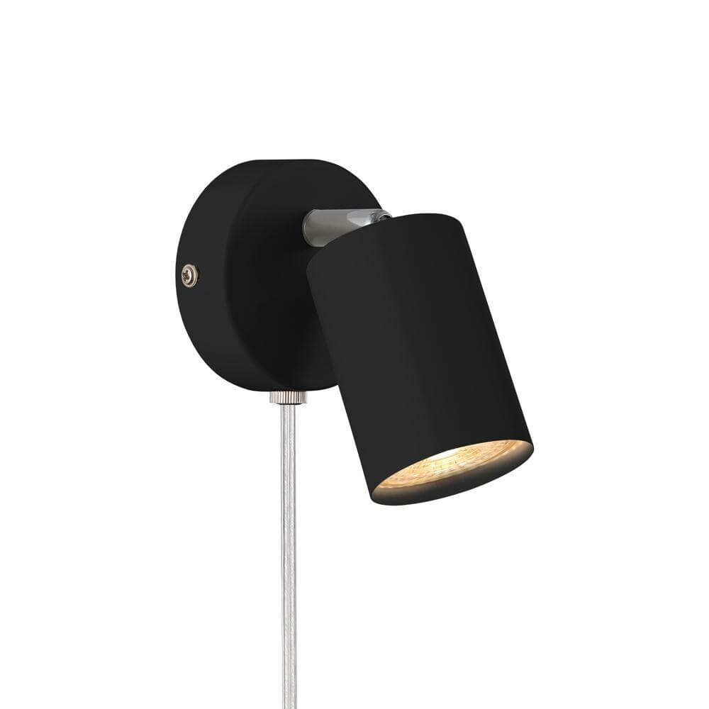 Nordlux Zwarte wandlampExplore met snoer - 2113251003