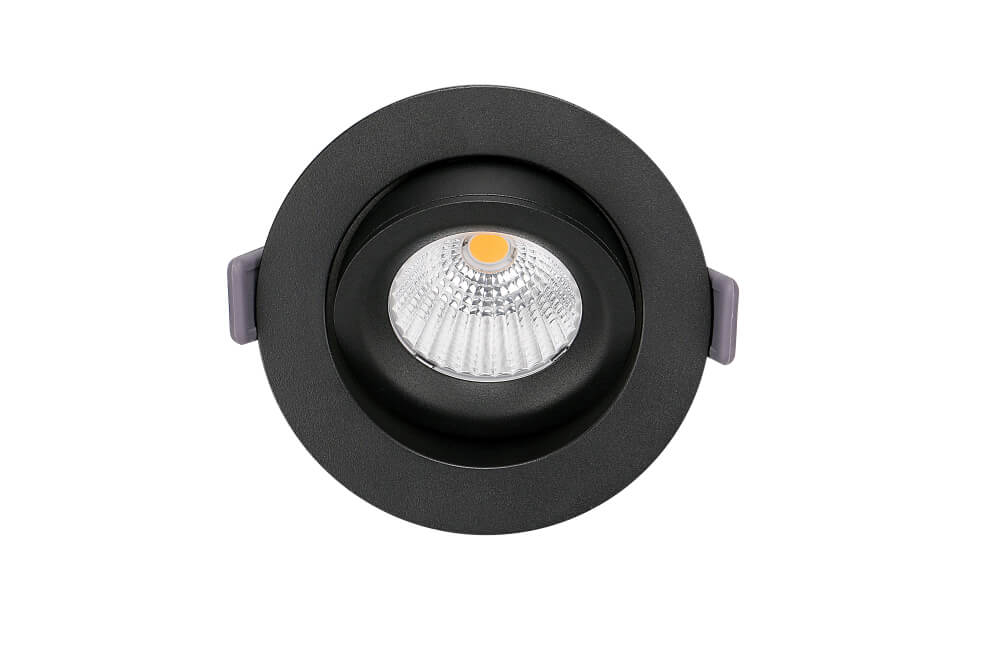 Artdelight Dim-to-warm inbouwspotSpecial zwart - DL 4109 BL DTW