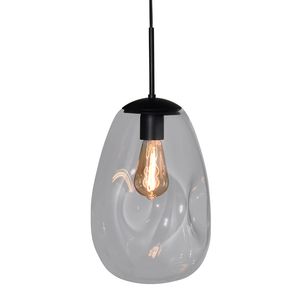Masterlight Hanglamp Lava 1x helder glas Ø 22,5cm - 2760-05-00-60