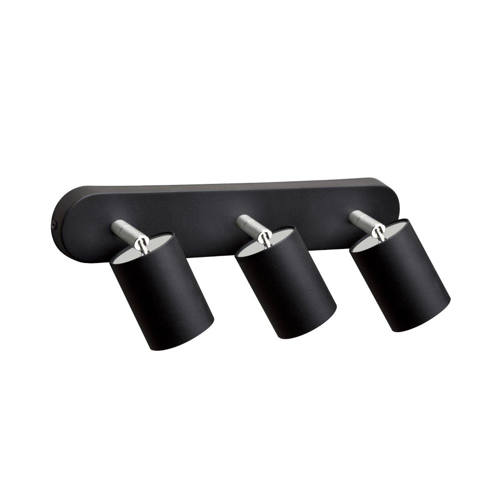 Lyora 3-lichts opbouwspotEye zwart - 6021