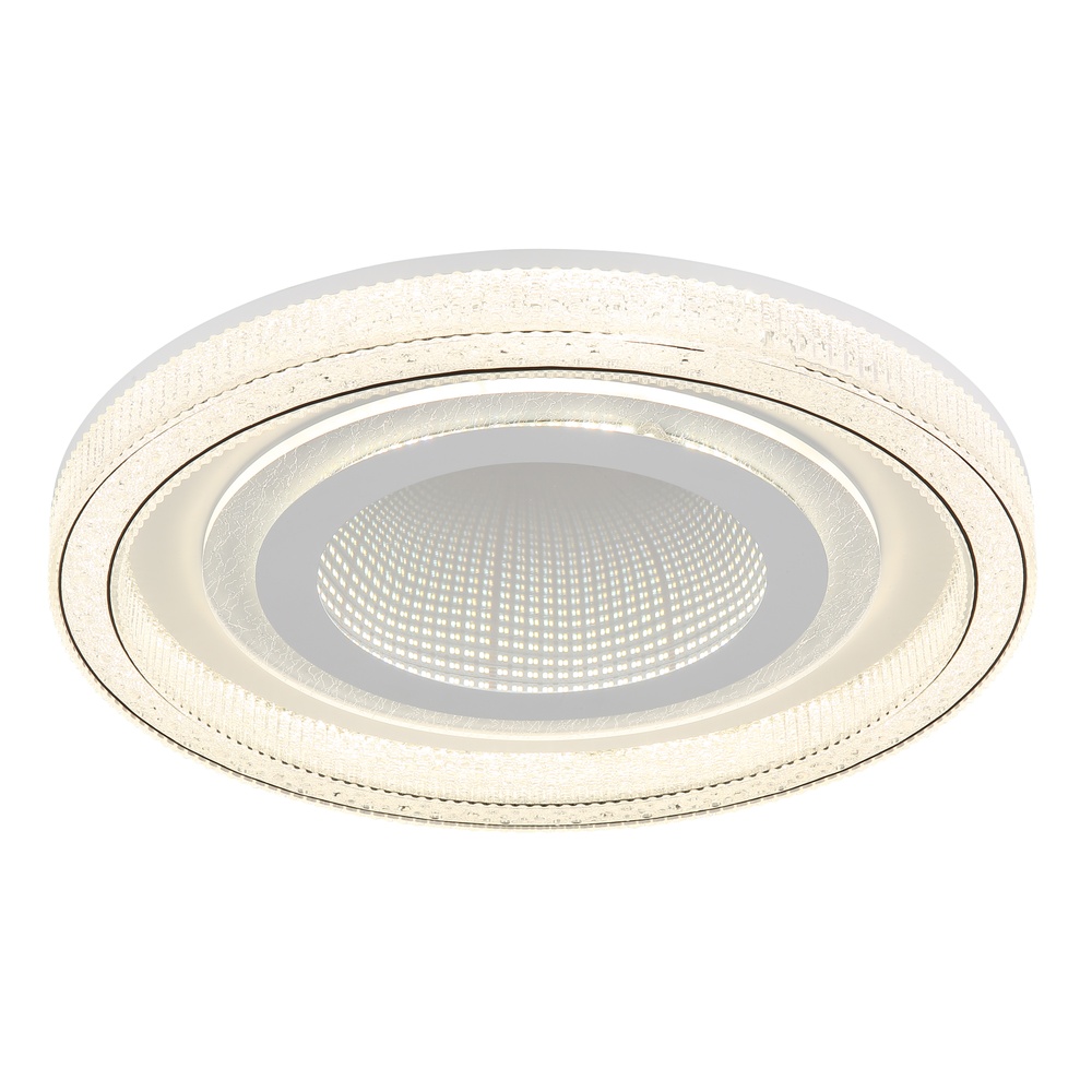 Globo Plafondlamp Alsuna wit met uniek effect - 48557-48W