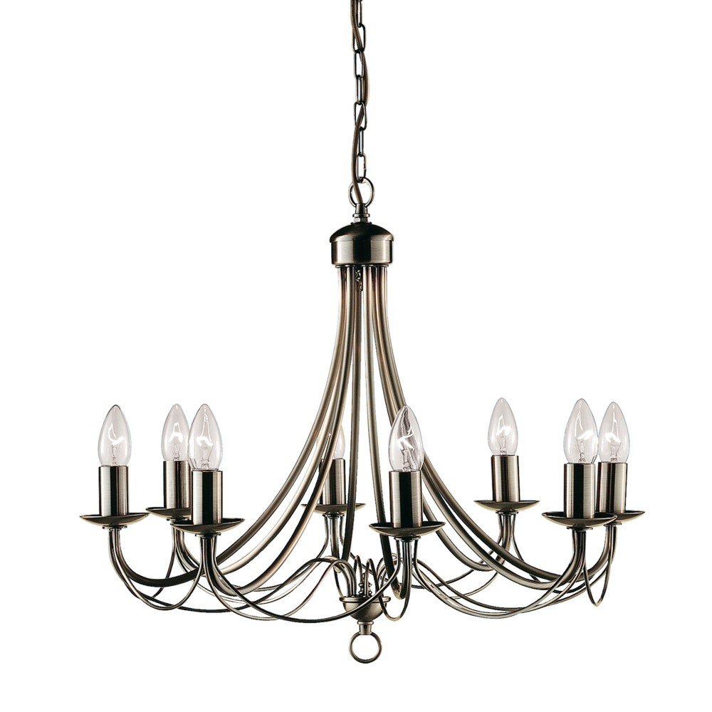 Searchlight Grote kroonluchter Maypole - 6348-8AB